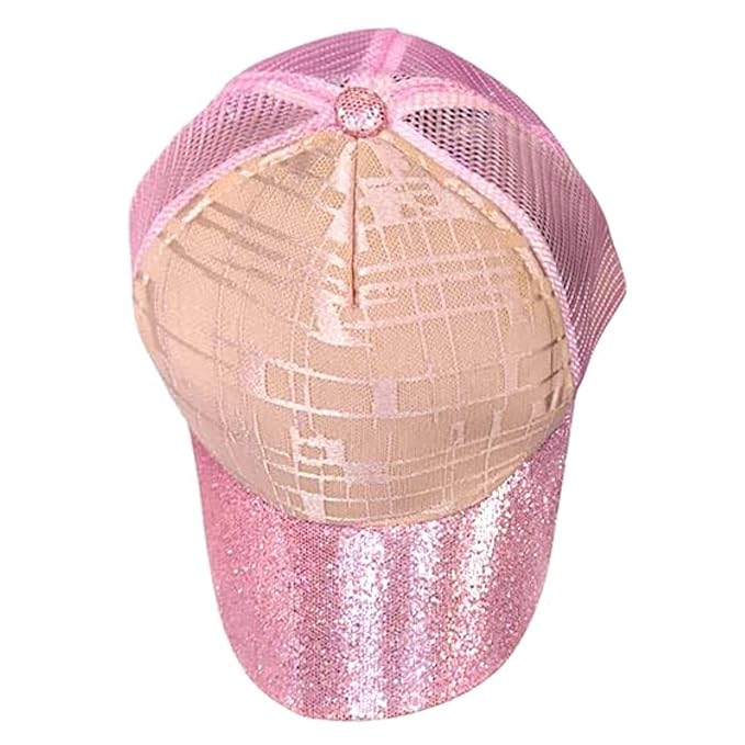 Glitter Baseball Cap for Women & Girls