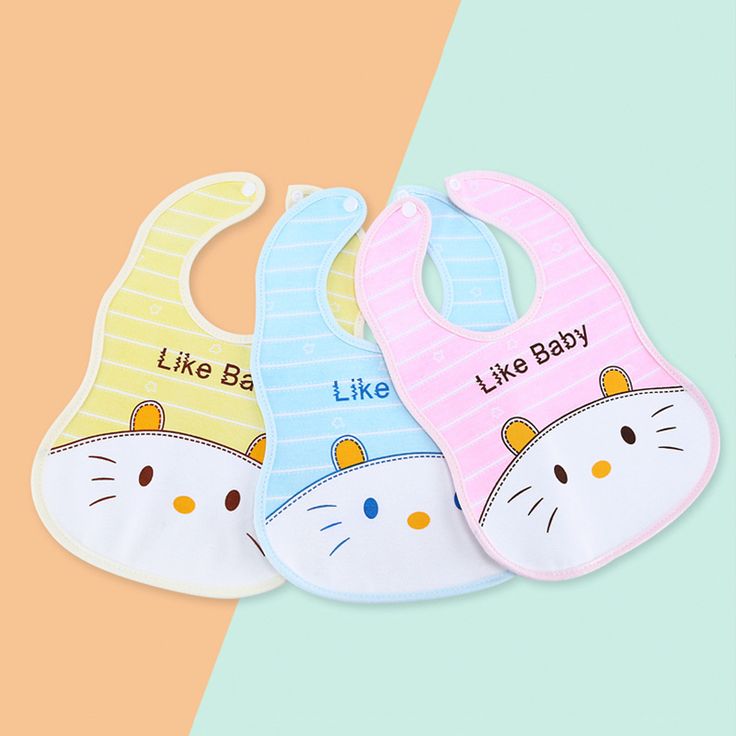 Baby Bibs For Boys And Girls - Pack of 3