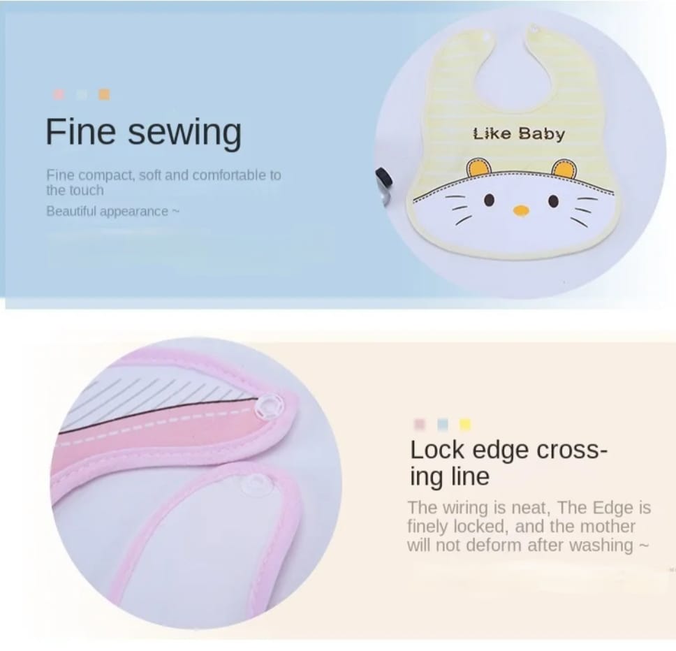 Baby Bibs For Boys And Girls - Pack of 3