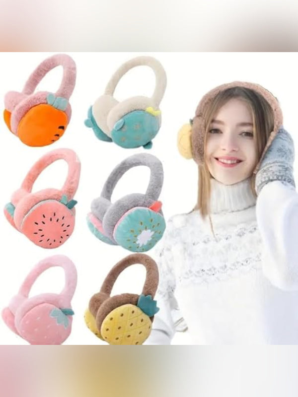 Trubliz Fruit Design Winter Warm Earmuffs