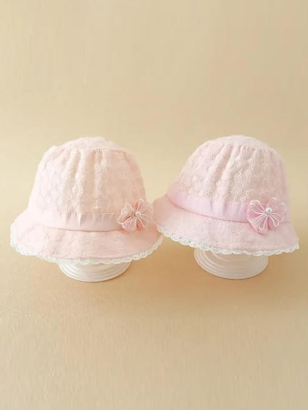 Trubliz Cute Baby Girl Bonnet Hat for Newborns 0–6 Months