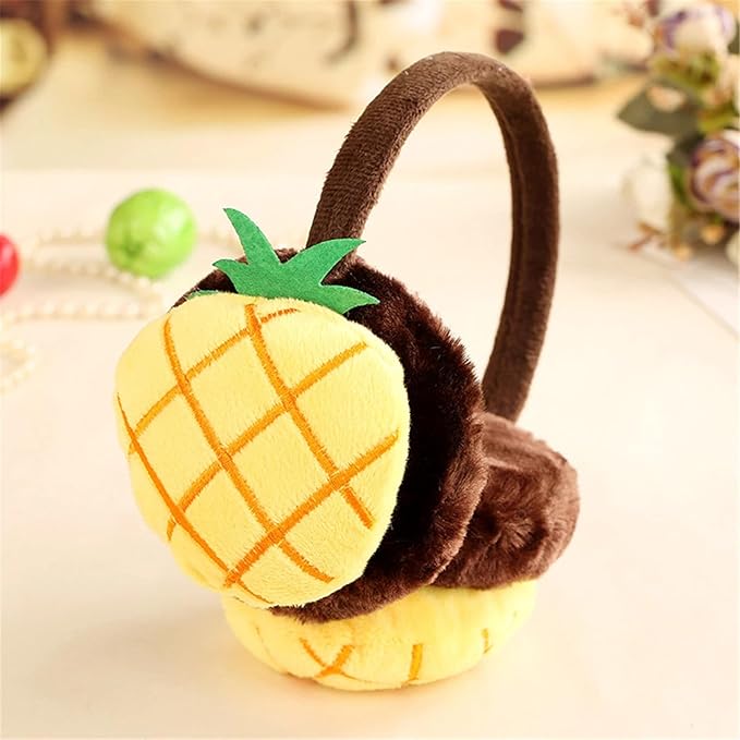 Trubliz Kids Plush Fruit Shape Earmuffs