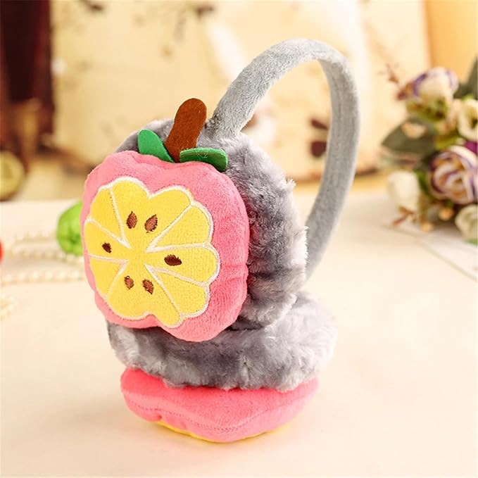 Trubliz Kids Plush Fruit Shape Earmuffs
